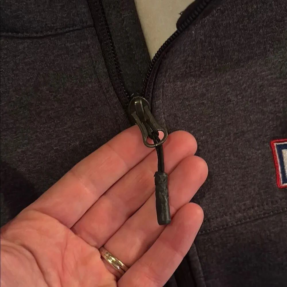The North Face Black and Gray zip up Jacket